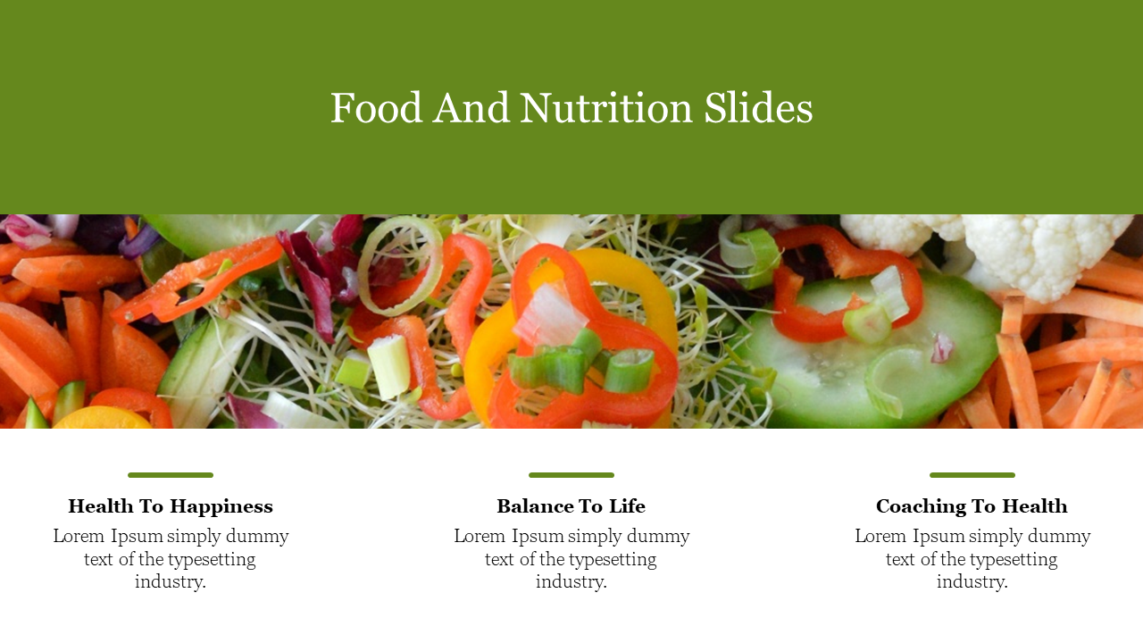 Food And Nutrition Slides